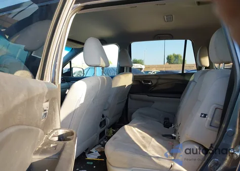 2018 Honda Pilot Lx из США, поврежденный, VIN 5FNYF5H17JB033169